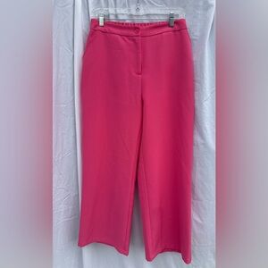 Pink cropped pants by Sincerely Jules sz L
Button/zip waist with elastic…